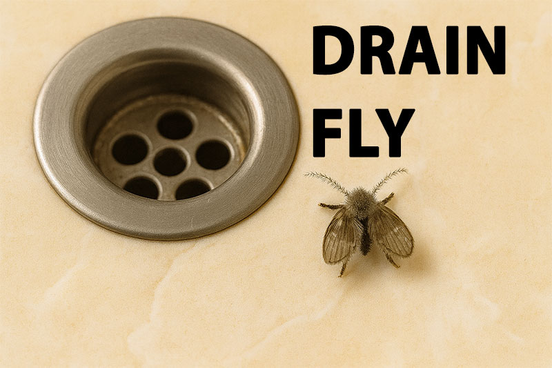 are drain flies harmful